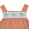 Gator Face Print Orange Unisex Bubble