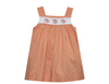 Tiger Paws Prints Orange/Purple Dress