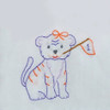 Tiger w/Flag Orange/Purple Girl Bubble