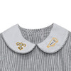 Fleur de Lis Black/Gold Girl Bubble