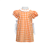 Orange/White Dress