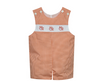 Tiger Paw Print Orange/Purple Shortall