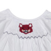 Razorback Smocked Red/White Daygown