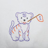 Tiger w/Flag Orange/Purple Boy Bubble