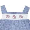 Tiger Paw Print Navy/Orange Unisex Bubble