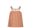 Gator Face Print Orange/Blue Shortall