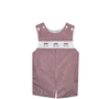 Seminole Face Print Garnet/Gold Shortall
