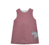 Elephant Crimson/Gray Dress