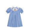 Wildcats Blue/White Smocked Bishop Dress