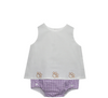 Purple/Gold Diaper Set