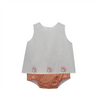 Orange/Purple Diaper Set