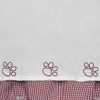 Maroon/Gray Diaper Set