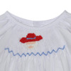 Rebel Smocked Blue/Red Daygown