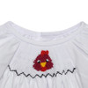 Gamecock Smocked Black/Garnet Daygown