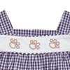 Tiger Paw Print Purple/Gold Dress