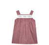 Elephant Face Print Crimson/Gary Dress