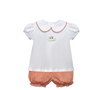 Gator Orange/Blue Knit Girl Bloomer Set