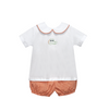 Gator Orange/Blue Knit Boy Short Set