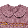 Seminole Garnet/Gold Smocked Dress
