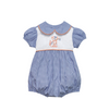 Tiger w/Flag Navy/Orange Girl Bubble