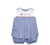 Tiger Navy//Orange Bloomer Set