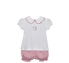 Razorback Red Knit Girl Bloomer Set