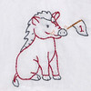 Razorback w/Flag Red/White Boy Bubble