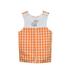 Hound Dog w/Flag Orange/White Shortall