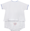 Navy/Orange Unisex Diaper Set