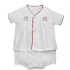 Garnet/Gold Unisex Diaper Set