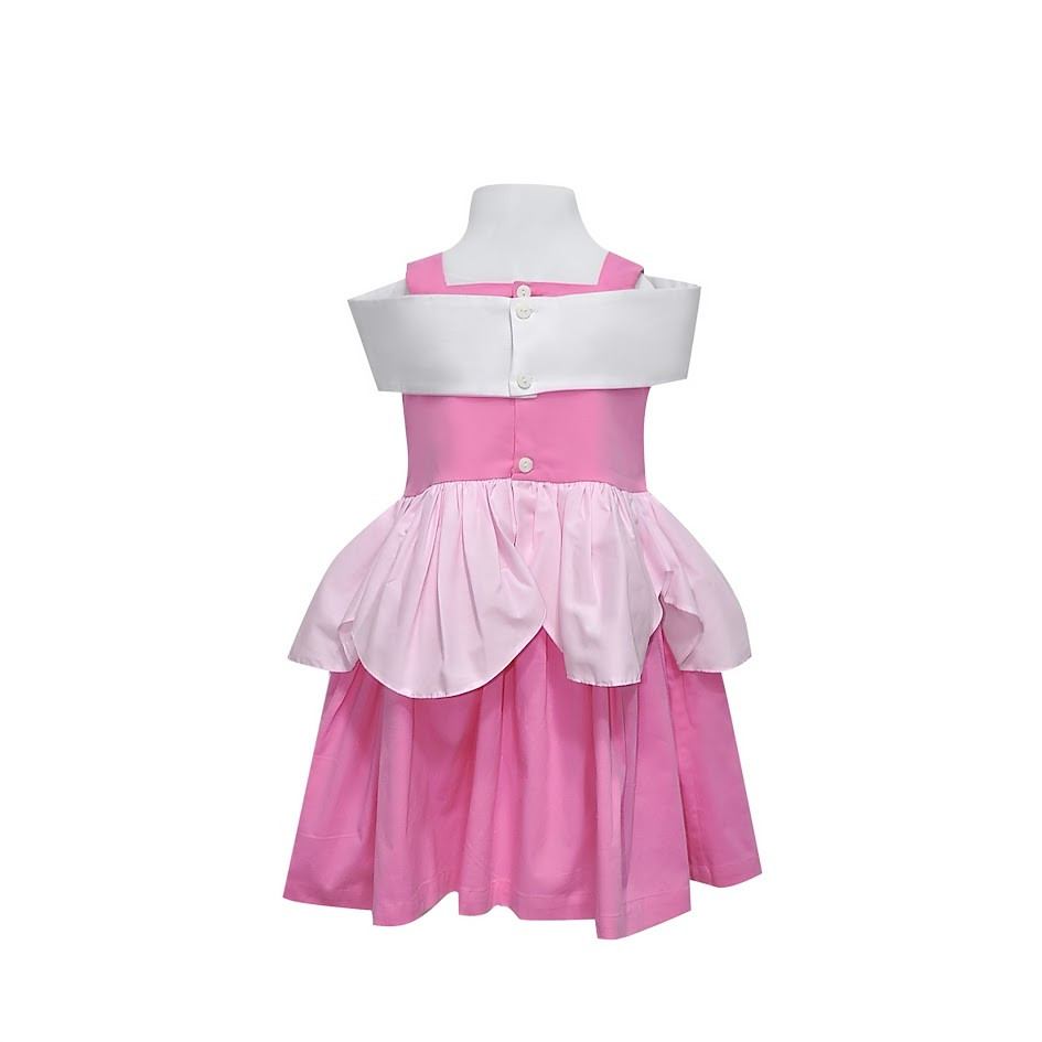 pink floral dress with sleeves Sasilia Floral Puff Sleeve Dress