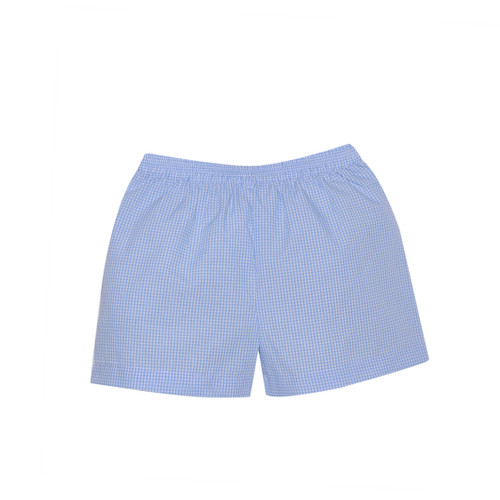 Bennett Blue Gingham Short