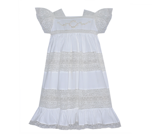 Mary Frances Dress White