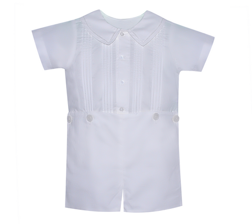 Joseph White Button Short