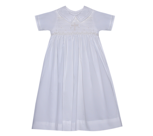 Ivory Lace Baby Christening Dresses Kids Baptism Gowns Short Sleeves  Vintage Baby Girls And Boys Christening Gowns with Hat - AliExpress