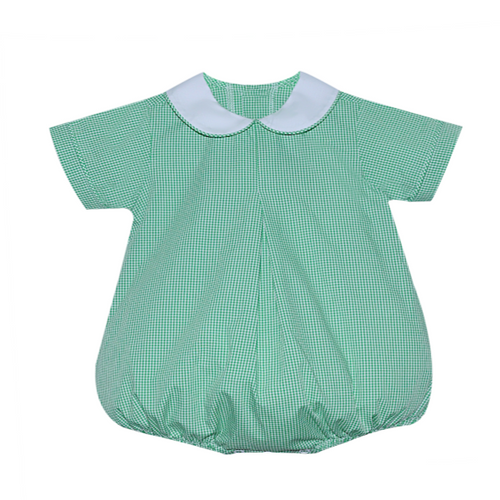 Sydney Kelly Green Gingham Boy Bubble