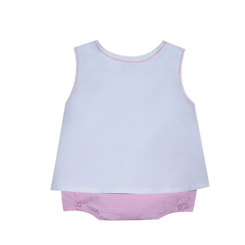 Bailey Diaper Set - Pink Stitch