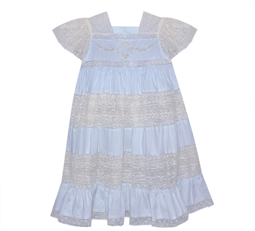 Mary Frances Dress-Blue