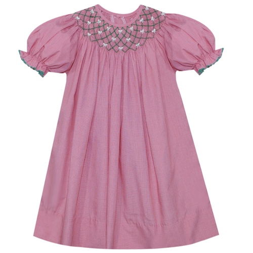Beatrice Bishop Dress-Red Christmas