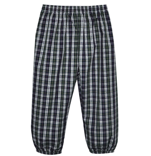 Wesley Elastic Pant-Navy Plaid Wesley Elastic Pant-Navy Plaid