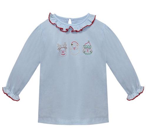 Emma Blouse-Christmas
