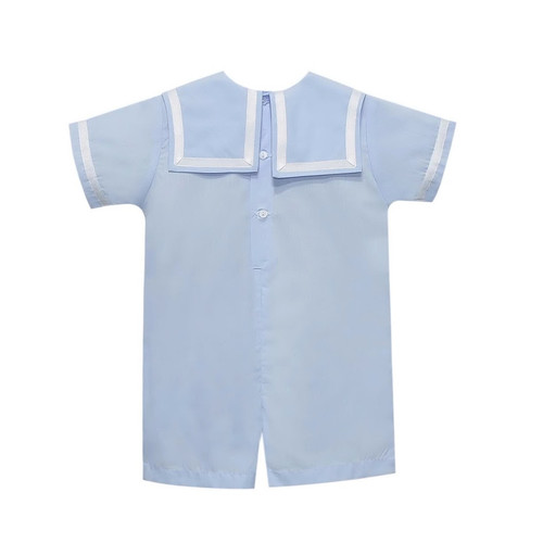 Rowan Romper-Sailor Sky