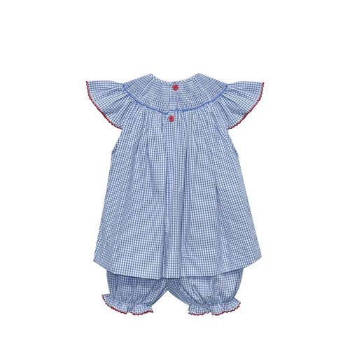 Georgette Angel Bishop Bloomer Set-Crawfish