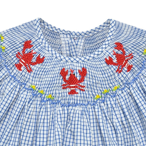 Georgette Angel Bishop Bloomer Set-Crawfish