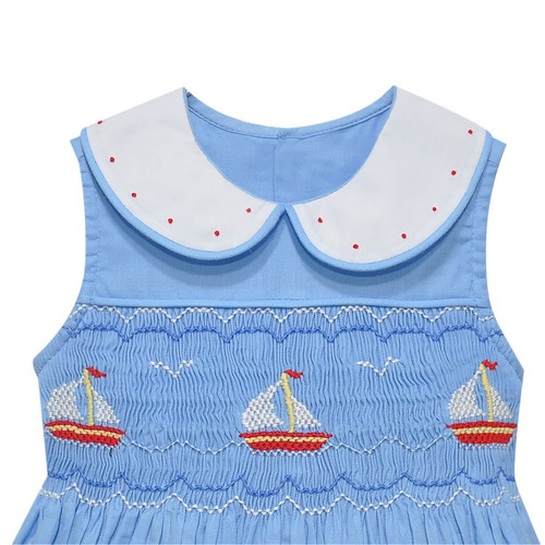 Juliette Girl Bubble-Smocked at Sea