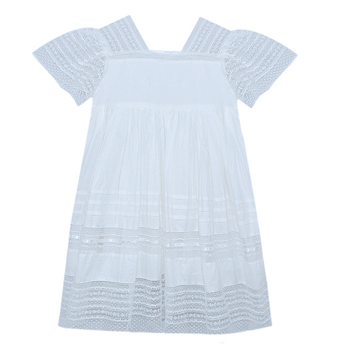 Lilian White Dress- White Lace