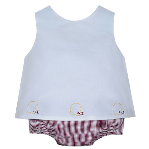 Boy Diaper Set -Garnet/Gold 