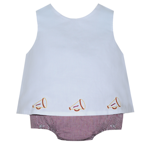 Girl Diaper Set - Garnet/Gold