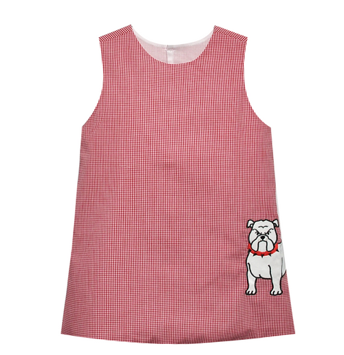 Bulldog Red/Black Dress