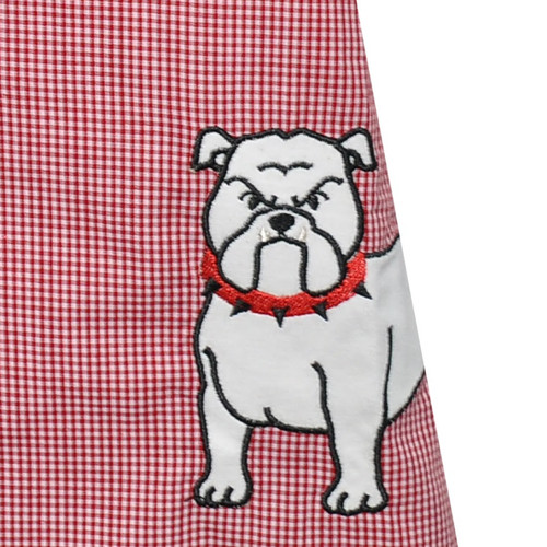 Bulldog Red/Black Dress